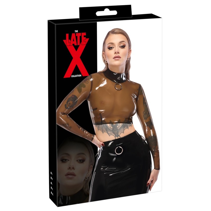 Late X - Shirt Латексная Рубашка Прозрачная XL - Латекс Фетиш