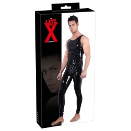 Late X - Men's Jumpsuit Латексный Комбинезон Черный S - Латекс