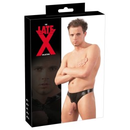 Late X - Men's Briefs Латексные Трусы Черный S-L - Латекс Фетиш