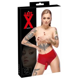 Late X - Briefs Латексные Трусы Красный 2XL - Латекс Фетиш