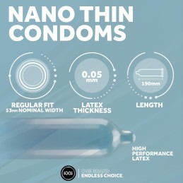 EXS - Nano Thin 0.05 Condoms 12pcs - Safe Sex