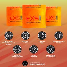EXS - Delay Endurance Condoms 12pcs - Safe Sex
