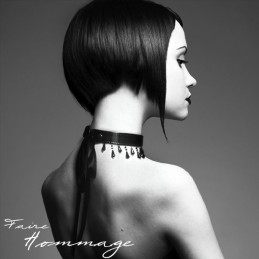 Faire Hommage - Pearl Necklace кожаная колье